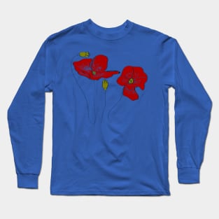 Poppy flowers Long Sleeve T-Shirt